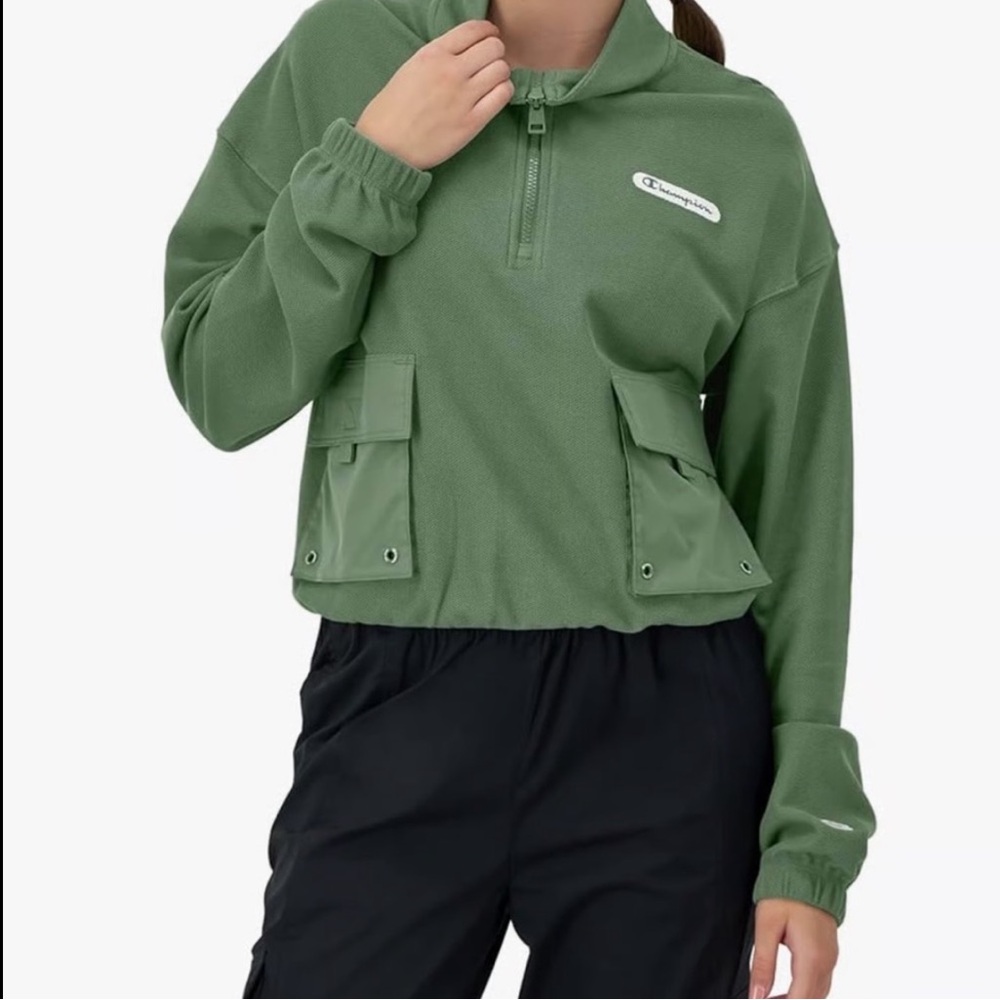 CHAMPION Campus Pique 1/4-Zip Pullover